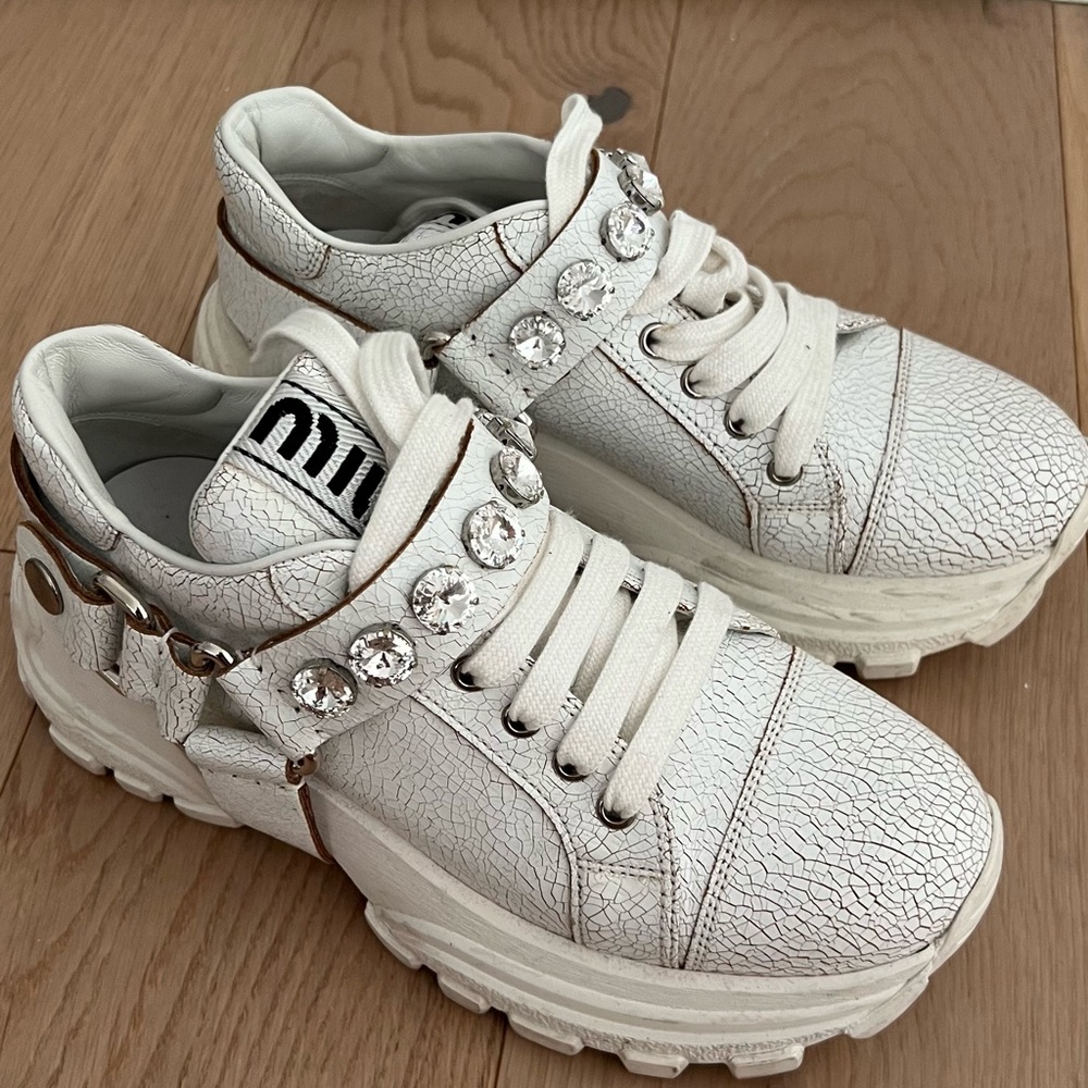 ❌❌sold Miu Miu Crystal Sneakers